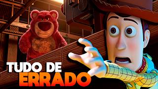 TOY STORY 3 não é PERFEITO por causa desses 49 ABSURDOS (tudo de errado)