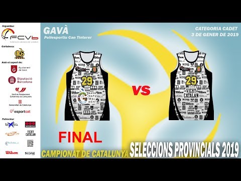 CCSSPP 2019 FINAL CADET Femenina BCN 3 Vichy Catalan - BCN 1 Ajuntament de Gavà