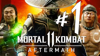 MORTAL KOMBAT 11 AFTERMATH - Parte 1: De Volta Pro Passado!! [ PS4 Pro - Playthrough 4K ]