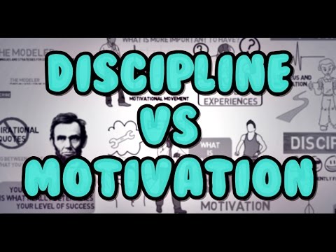 DISCIPLINE VS MOTIVATION - What is really essential for success?