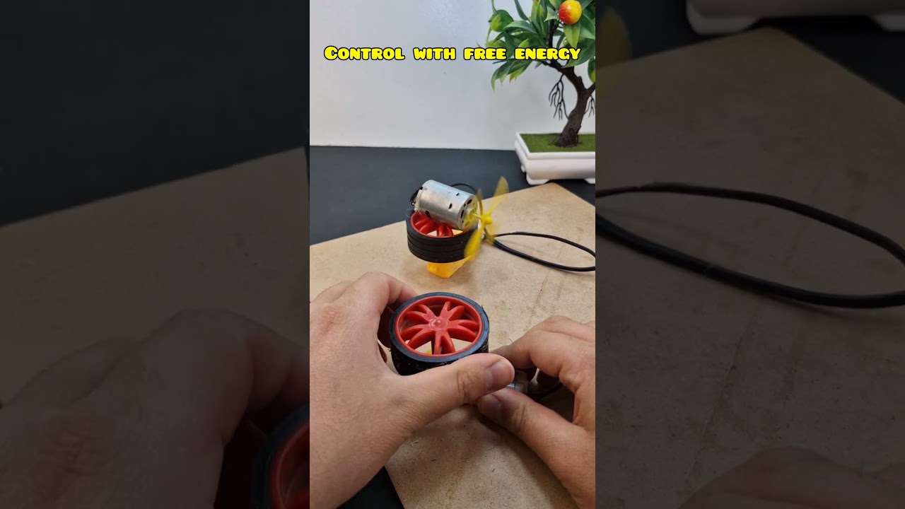 Control with free energy | #dcmotor #techexperiments #experiment #dcman