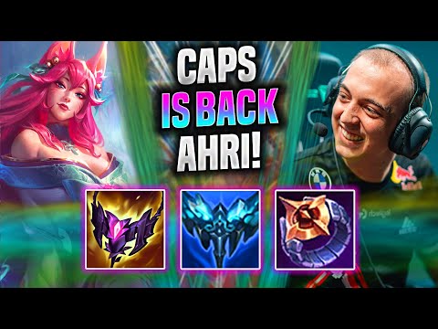 CAPS BRINGS BACK AHRI! - G2 Caps Plays Ahri Mid vs Vex! | Season 2022