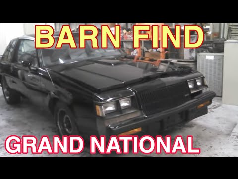 1987 Buick Regal Grand National BARN FIND with 34000 miles sitting for 25 years