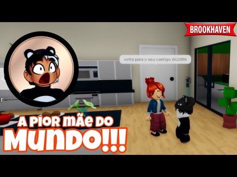 Worst mom in the world in Brookhaven #roblox