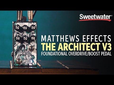 Matthews Effects The Architect Foundational Overdrive/Boost V3 2019 - Green Graphic image 5