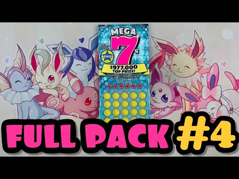 FULL BOOK #4 of Mega 7's from the Texas Lottery! |...