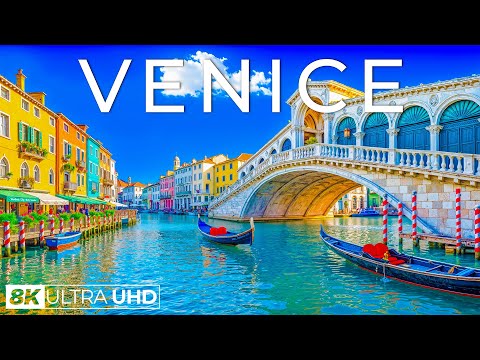 Wonders of Venice | Explore St. Mark’s Square, Scenic Bridges, and Timeless Beauty | Travel Video 8K