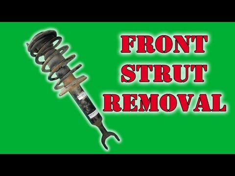 Easy way How to remove front Strut *Audi A4 b5/b6 - A6 c5 - VW Passat b5*
