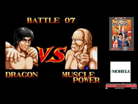 Longplay: World Heroes - 1CC - Hot MiSTer FPGA action! - Neo Geo