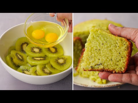 Kiwi Cake Recipe | Unique Kiwi Flavour Cake Recipe | Yummy