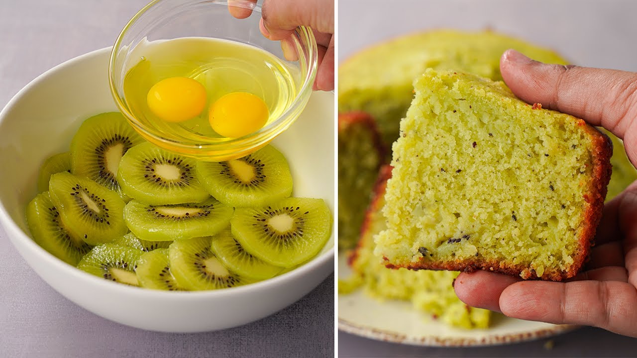 Kiwi Cake Recipe | Unique Kiwi Flavour Cake Recipe | Yummy