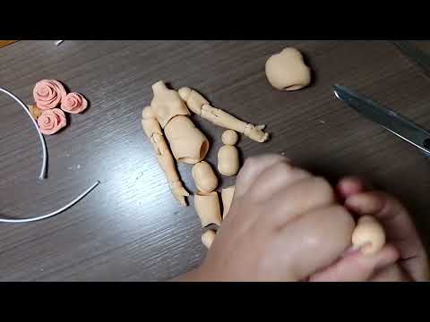 Montando uma BJD feita em biscuit (Boneca Articulada em Biscuit) | Pale Light Dolls