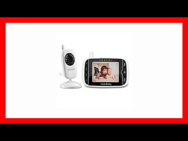 Vídeo relacionado con HelloBaby Camara Vigilancia Bebe Vigilabebes con Camara con Pantalla 3.2" IPS, Baby Monitor Sin WiFi,Visión Nocturna, Cable de Carga USB, VOX, Despertador, Zoom 2X, 8 Idiomas, Alcance de 300m
