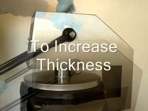 Somerset Hot Dough Press Adjust Thickness