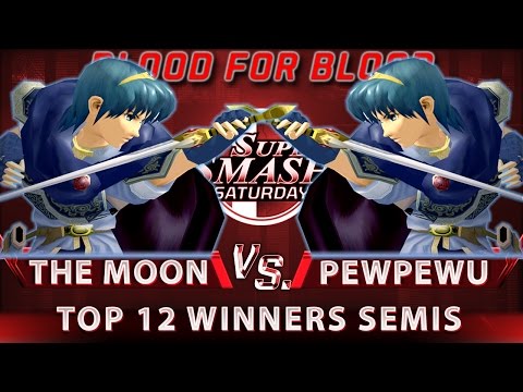 SSS: B4B - The Moon (Marth) vs. CLG | PewPewU (Marth) - SSBM Top 12 Winners Semis - Smash Melee