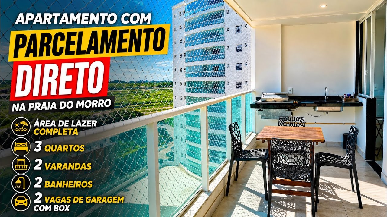 Praia do Morro mobiliado com pagamento facilitado