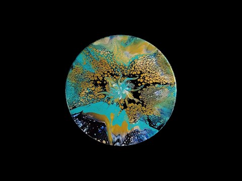 (336) Acrylic Pour Painting "The One that Got Away" |Fluid Art | Sort of Bloom Technique