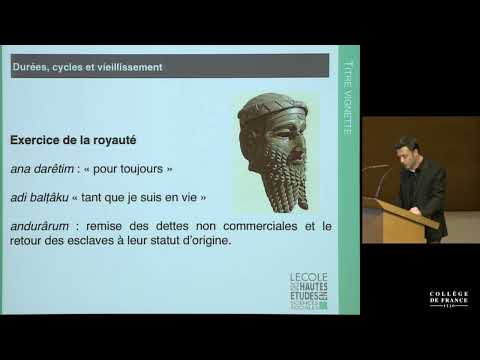 Vieillir et être vieux dans le Proche Orient ancien (21) - Thomas Römer (2016-2017)
