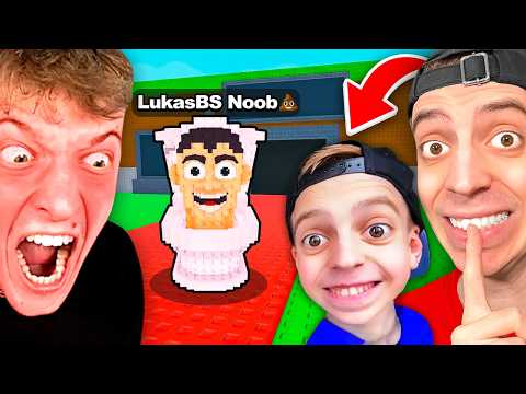 Ich PRANKE LUKASBS als KLEINER JUNGE in Steal a Brainrot bis er AUSRASTET! 😬