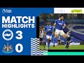 PL Highlights: Albion 3 Newcastle 0