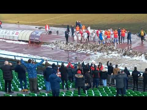Premijer liga BiH 2021/22, Sarajevo - Velež Mostar 0-2, navijači i igrači FK Velež slave nakon meča