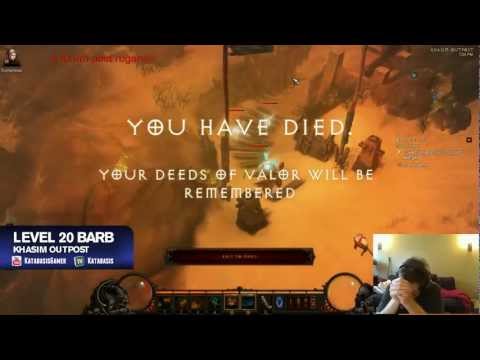 Diablo 3 Gameplay Hardcore Deaths - LVL 60, 43, 21, 20 and 15