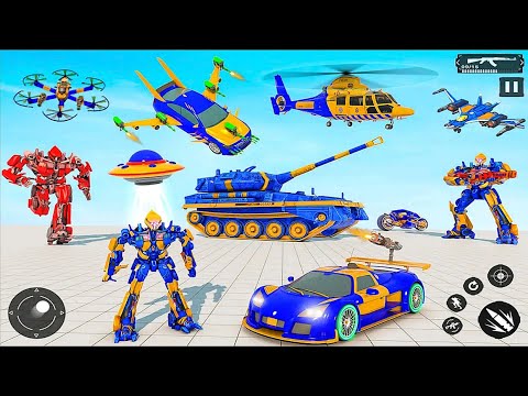 US Army Tank Transform Robot Battle War Shooting Part2 - Android iOS Gameplay