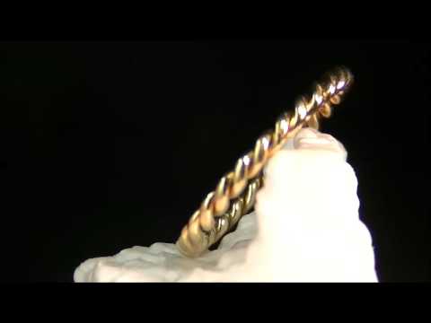 9K SOLID YELLOW GOLD BRAIDED RING OR CIRCLE PENDANT ~ NO RESERVE