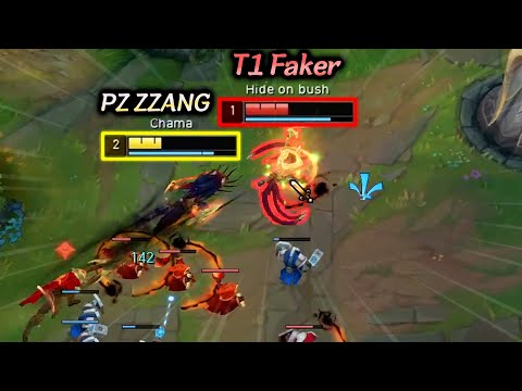 PZ ZZANG YASUO vs FAKER AZIR!! "MY HANDS ARE WORKING OVERTIME"