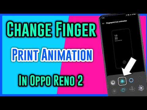 How To Change Finger Print Animation In Oppo Reno 2 ll Reno 2 Me Finger Print Animation Change