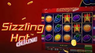 Sizzling Hot Deluxe BIG WIN Casino SLOT MACHINE LEVEL UP 