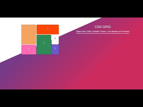 CSS GRID Naming Grid Lines And Recreating This Layout Part 7
