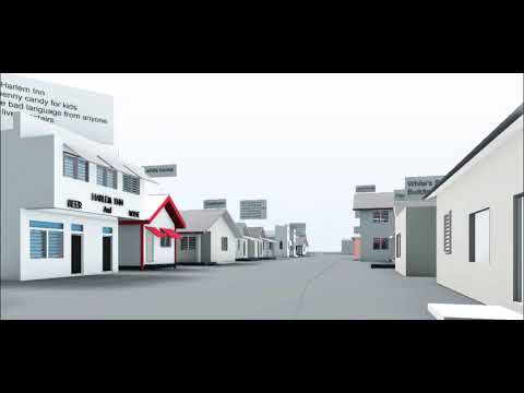 Main Street of Black South Miami in 1950s and 60s