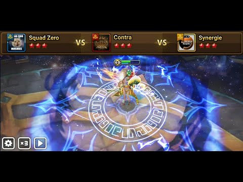 G3 SIEGE (S3 EU) Squad Zero vs Contra vs Synergie (Summoners War)