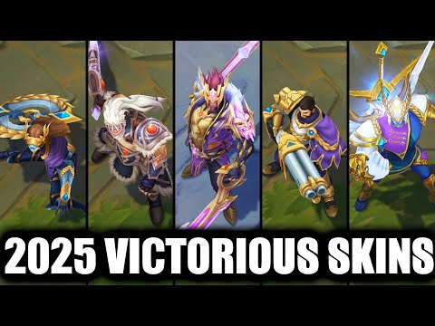 All Victorious Skins Spotlight 2025 (League of Legends)