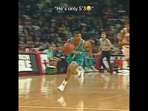 Tyrone Bogues he's only 5'3😭'' #nba #basketball