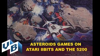 #Atari8it and #5200. History Series: #Asteroids games on #Atari Home Machines Part 2