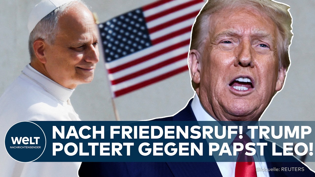 USA: Nach Friedensruf! Jetzt poltert Donald Trump gegen Papst Leo XIV.!