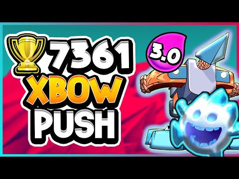 🏆7361 Ladder Push With 3.0 Xbow Cycle — Clash Royale Trophy Road