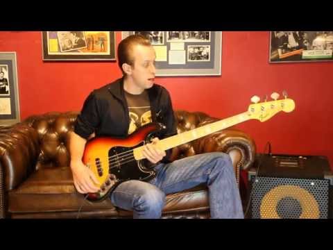 Fender Jazz Bass 1975 sunburst with maple neck