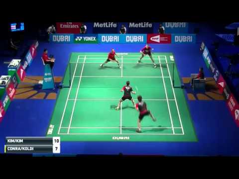 2015 Dubai Superseries Final Kim/Kim vs Conra/Kolding