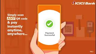 Scan any QR code & pay | ICICI Bank iMobile Pay app
