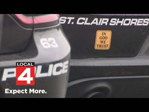 Questions surround 'In God We Trust' decals on police cars in St. Clair Shores