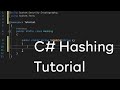 C# - String Hashing Tutorial (SHA256, MD5, ...)