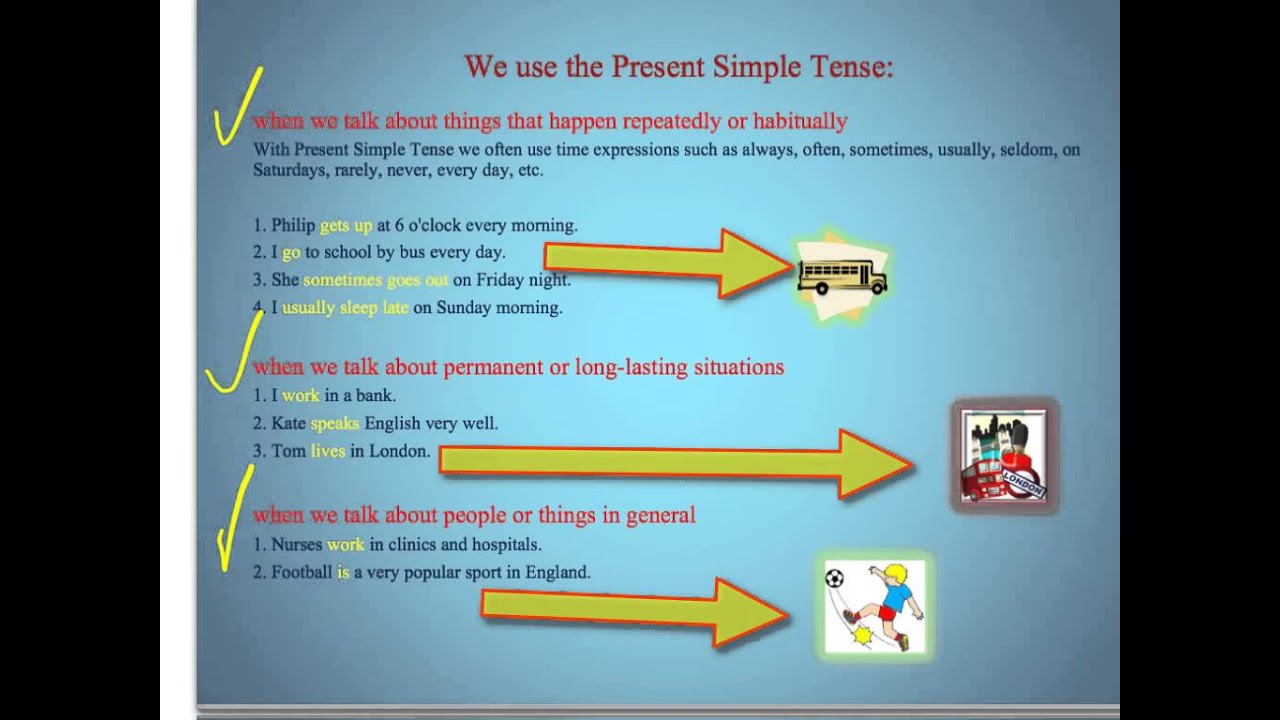 Daily Routine, Present Simple Tense