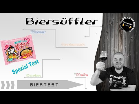 Biersüffler Testet Hot Samyang Ramen Carbo (scharfe Nudeln)