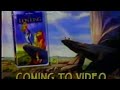 The Lion King Vhs Commercial 1995