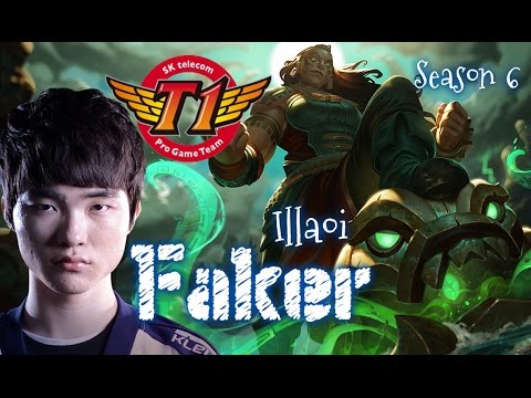SKT T1 Faker ILLAOI Top vs Tahm Kench - Patch 6.1 KR | League of Legends