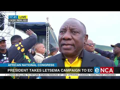 President takes Letsema campaign to EC