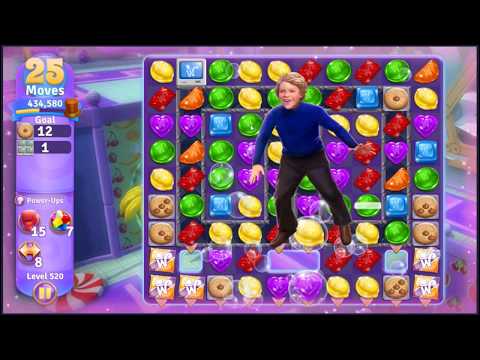 Wonka's World of Candy Level 520 - NO BOOSTERS + FULL STORY 🍫 | SKILLGAMING ✔️